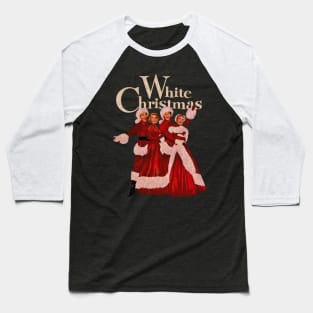 White Christmas Baseball T-Shirt